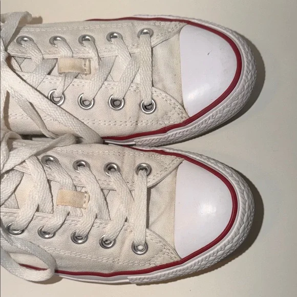 Converse Chuck Taylor All Star Low Top White | Men’s 7 Women’s 9 | Fair Cond - Picture 7 of 10